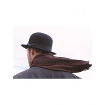 Chapeau melon feutre laine - Traclet - Noir - 57 cm - Feutre laine - Italie