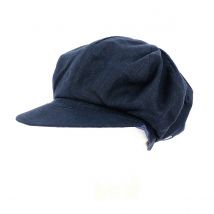 Casquette Gavroche Rasta Lin Marine - MTM - 57 cm - Coton - Europe