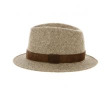 Chapeau Traveller Hamilton Feutre Laine Camel - Broswell