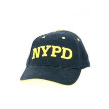 Casquette Baseball NYPD Marine/Jaune - Traclet - 58 cm - Coton - Etats Unis d'Amérique