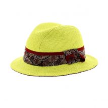 Chapeau trilby vert pomme