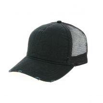 Casquette Trucker Rappern Destroy Noir - Atlantis - Taille unique - Polyestère - Chine