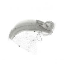 Chapeau de Cérémonie EDY Paradis Blanc ou Ecru