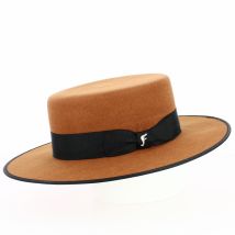 Chapeau Leganés Cordobes Andalou Feutre Camel - Fléchet - 59 cm - Feutre laine - Europe