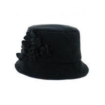 Chapeau cloche Fleury noir - Traclet - Taille unique - polyester/viscose - Italie