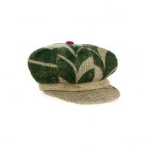 Casquette Gavroche Cappuccino toile de jute - ReHats