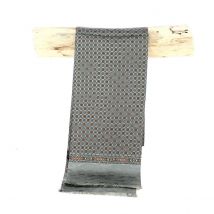 Foulard en soie Paolo gris/orange - Traclet - Taille unique - Soie - Italie