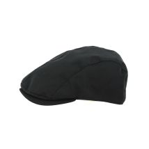 Casquette plate David polyester noir - Crambes - 56 cm - Polyester/coton - Italie