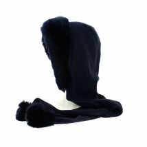 Capuche Jacqueline Polaire Marine - Traclet