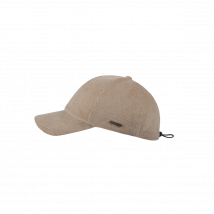 Casquette Baseball Yagiz Velours Beige - Hatland