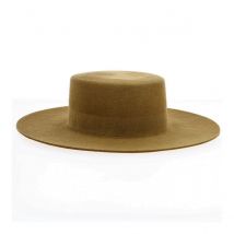 Chapeau Cordobes Laine Camel - Traclet - 58 cm - Feutre laine - Espagne