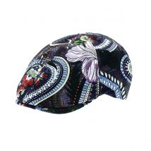 Casquette Bec de Canard Broker Coton Motifs Fleurs - Traclet - 56 cm - coton - Italie