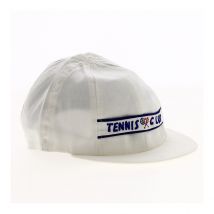 Casquette Baseball Enfant Tennis Club Coton Blanc - Traclet