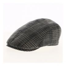 Casquette Bombée à Carreaux Jackson Coton Gris/Beige - Göttmann - 58 cm - 6coton/lin/polyester - Bulgarie
