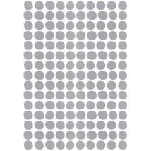 Wandaufkleber A3 - Dots - Silver