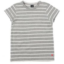 T-Shirt Terry Stripes Grey Melee - Baby