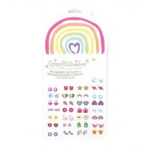 Rainbow Love Ohrsticker - 30 Paare