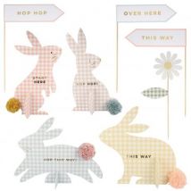 Ostereiersuche-Set - Gingham Bunnies
