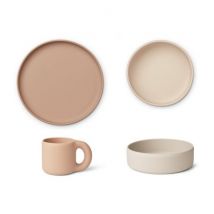 Andie Kindergeschirr aus Silikon - Rose multi mix