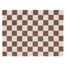 Waschbare Teppich Kitchen Tiles - Toffee - 120x160