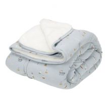 Wiegedecke Sailors Bay Blue - Little Dutch