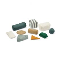 Set aus 10 sensorischen Spielzeugen - Blue multi mix