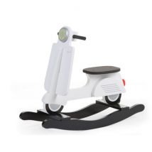 Schaukel-Scooter aus Holz - Weiß - Childhome