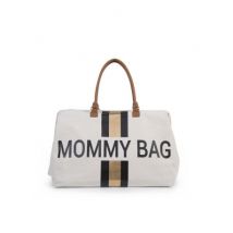 Childhome - Mommy Bag Large - Wickeltasche - Gebrochenes Weiß - Schwarz/Gold