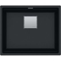 Franke - Kubus 2.0 Fragranit+ Kng110-52 - Evier De Cuisine Sous Plan - Noir - Granit 647489