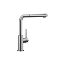 Blanco - Lanora-s Inox - Mitigeur De Cuisine - Coloris Inox Brossé - Gris Foncé - Inox 523123