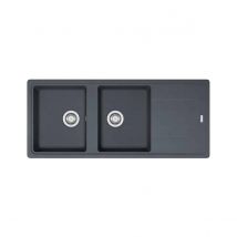 Franke - Titan Tectonite Ttd621 - Evier de Cuisine à Encastrer - Noir - Résine 022723