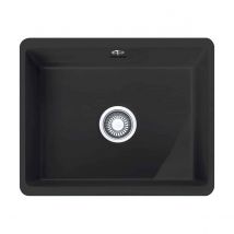 Franke - Kubus Fraceram Kbk110-50 - Evier De Cuisine Sous Plan - Noir - Céramique 603120