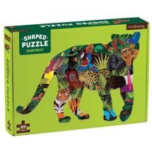 Mudpuppy - Silhouetpuzzel Regenwoud - 300 stukjes