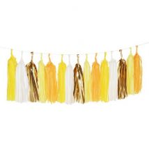 My little day - DIY slinger met kwasten - yellow