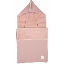 KoeKa - Baby voetenzak Runa teddy - Old pink