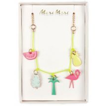 Meri Meri - Ketting met emaille hanger - Tropical