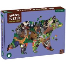 Mudpuppy - Silhouet puzzel - Woodland Forest - 300 stukjes
