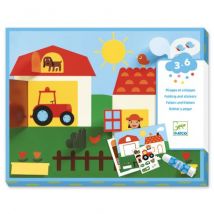 DJECO - Knutselset collage - Verstoppertje spelen