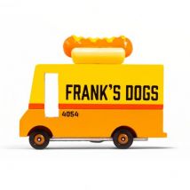 Candylab Toys - Houten speelgoedauto - Candyvan - Hot Dog Van