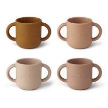 Liewood - Gene bekertjes - 4 pack - Cat rose multi mix