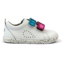 Bobux - I-Walk sneakers Grass Court Switch - White, Raspberry & Peacock* 26
