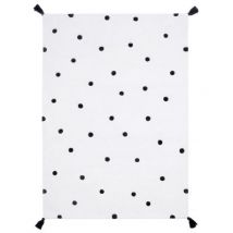 Lilipinso - Katoenen Tapijt - Spots black & white