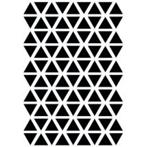 Lilipinso - A3 Stickerblad Driehoekjes - Zwart