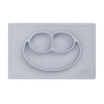 EZPZ fun - Siliconen eetset Happy Mat - Pewter