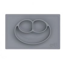 EZPZ fun - Siliconen eetset Happy Mat - Gray