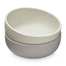 Cam Cam Copenhagen - Set van 2 kommen Flower - Earth mix