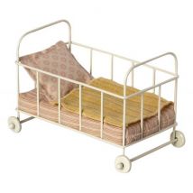 Maileg - Maileg Babybed voor Micro - Roze