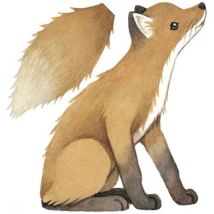 Lilipinso - Interieursticker - Vintage Fox