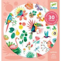 DJECO - Prachtige glitterstickers - Paradijs