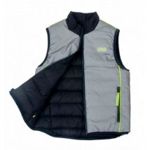 GoFluo - Omkeerbare bodywarmer Jules - Blue Grey - Kids 7-9 jaar